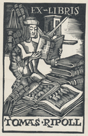 Ex Libris Tomas Ripoll - Pedro Quetglas Ferrer - Ex-Libris