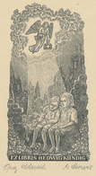 Ex Libris Hedwig Kündig - Gustav Storz Gesigneerde Houtsnede 1948 - Ex-Libris