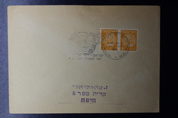 ISRAEL Cover  HAIFA 1949  Philex Nr 1 Pair - Lettres & Documents