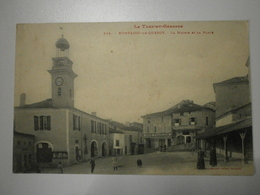 82 Montaigu De Quercy, La Mairie Et La Place (4010) - Montaigu De Quercy