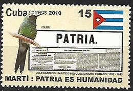 Cuba - MNH 2010 - Man Rights : Historical Document - BIRD :      Cuban Emerald  -  Chlorostilbon Ricordii - Kolibries