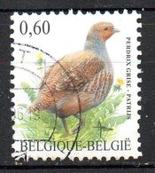 BELGIQUE. Timbre Oblitéré De 2005. Perdrix. - Perdrix, Cailles