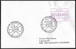 1995 - BELGIË/BELGIQUE/BELGIEN - Cover "Vermeylenfonds" + ATM 85 + BRUGGE - Used