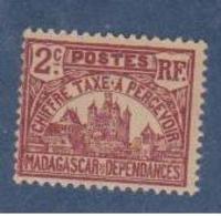 MADAGASCAR         N°  YVERT  :  TAXE 8           NEUF AVEC  CHARNIERES      (  CH  02/23 ) - Postage Due