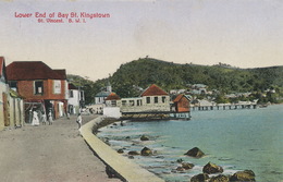 Lower End Of Bay St. Kingstown , St Vincent  Edit  Schiebeler Hamburg . Hand Colored - Saint-Vincent-et-les Grenadines