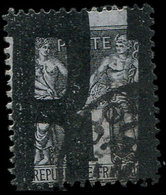 TYPE SAGE - 83    1c. Noir Sur Azuré, Obl. Càd + Obl. Typo, TB - 1876-1878 Sage (Type I)