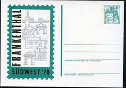 Bund PP100 C2/008 FRANKFURT MAIN BAUWERKE 1978 - Private Postcards - Mint