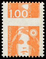 ** VARIETES - 2620   Briat,  1,00 Orange, PIQUAGE à CHEVAL Horizontal, TB - Ongebruikt