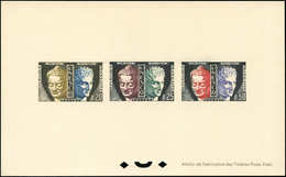 EPREUVES DE LUXE - Service 22, 24 Et 25 : Unesco 1961, épreuve Collective, TB - Luxury Proofs