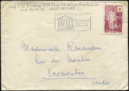 Let LETTRES DU XXe SIECLE - N°1090 Obl. Càd Paris 27/12/56 S. Env. Ordinaire, TB - Covers & Documents