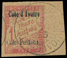 COTE D'IVOIRE Colis Px 4 : 1f. Rose S. Paille, Bdf, Obl., TB. Br - Other & Unclassified