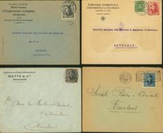 Belgique 1920 - Lot De 4 Lettres Em CASQUE  Vers Auvelais.....................   (EB) DC6342 - 1919-1920 Trench Helmet