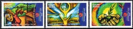 South Africa - 2002 World Summit (2nd Issue) Set (**) # SG 1386-1388 , Mi 1450-1452 - Unused Stamps