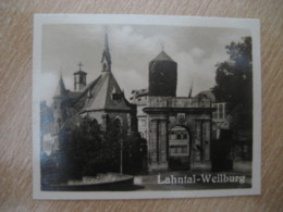 WEILBURG Partie Am Lahntor Bilder Card Photo Photography (4x5,2cm) Lahntal GERMANY 30s Tobacco - Zonder Classificatie