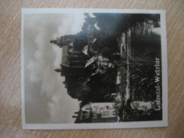 WETZLAR Lahnpartie Mit Dom Cathedral Bilder Card Photo Photography (4x5,2cm) Lahntal GERMANY 30s Tobacco - Zonder Classificatie