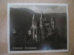 ARNSTEIN Kloster Castle Bilder Card Photo Photography (4x5,2cm) Lahntal GERMANY 30s Tobacco - Zonder Classificatie