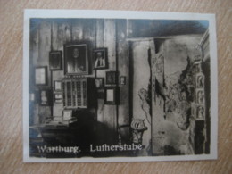 WARTBURG Lutherstube Eisenach Bilder Card Photo Photography (4x5,2cm) Thuringen Thuringia GERMANY 30s Tobacco - Zonder Classificatie