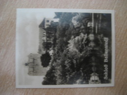 BALLENSTEDT Schloss Castle Bilder Card Photo Photography (4x5,2cm) Harz Mountains GERMANY 30s Tobacco - Zonder Classificatie