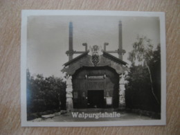 WALPURGISHALLE Bilder Card Photo Photography (4x5,2cm) Harz Mountains GERMANY 30s Tobacco - Zonder Classificatie