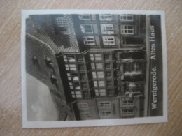 WERNIGERODE Altes Haus Bilder Card Photo Photography (4x5,2cm) Harz Mountains GERMANY 30s Tobacco - Zonder Classificatie