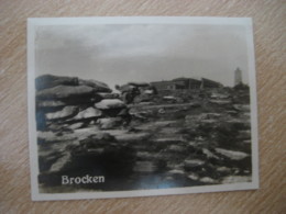 BROCKEN Bilder Card Photo Photography (4x5,2cm) Harz Mountains GERMANY 30s Tobacco - Zonder Classificatie