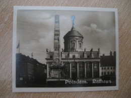 POTSDAM Rathaus Obelisk Bilder Card Photo Photography (4x5,2cm) Brandenburg GERMANY 30s Tobacco - Zonder Classificatie