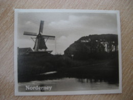 NORDERNEY Wind Mill Muhle Schanze Bilder Card Photo Photography (4x5,2cm) Deutsche Kuste Coast GERMANY 30s Tobacco - Zonder Classificatie