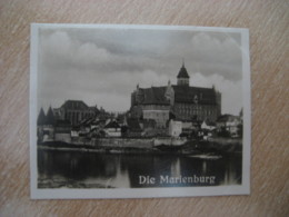 DIE MARIENBURG Von Westen Bilder Card Photo Photography (4x5,2cm) Ostpreusen East Prussia GERMANY 30s Tobacco - Zonder Classificatie