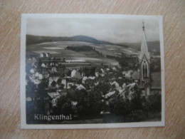 KLINGENTHAL Bilder Card Photo Photography (4x5,2cm) Sachsen Saxony GERMANY 30s Tobacco - Zonder Classificatie