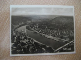 MOSEL Bilder Card Photo Photography (4x5,2cm) River Rivers GERMANY 30s Tobacco - Non Classificati