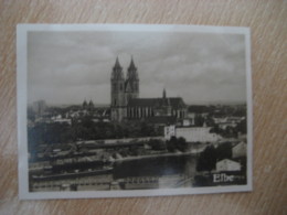 ELBE Bilder Card Photo Photography (4x5,2cm) River Rivers GERMANY 30s Tobacco - Non Classificati