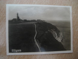 RUGEN Lighthouse Phare Bilder Card Photo Photography (4x5,2cm) Isle Island GERMANY 30s Tobacco - Non Classificati