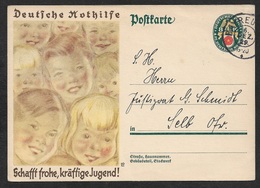 1929 Dt.Reich GS 8 Pfg Mi. P209 BAYREUTH - DEUTSCHE NOTHILFE - SCHAFFT FROHE, KRÄFTIGE JUGEND - Other & Unclassified