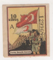 TURKEY,TURKEI,TURQUIE RED CRESCENT ,RED CROSS 10 KURUS STAMP RARE !!!! - Neufs