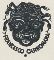 Ex Libris Francesco Carbonara - Peter Wolbrand (1886-1972) - Ex-Libris