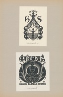 Ex Libris Haagen Bartram-Jensen - Peter Wolbrand (1886-1972) Gesigneerd - Ex-Libris