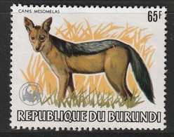 BURUNDI - N°873 Obl (1983)  Animaux Sauvages  WWF - - Oblitérés