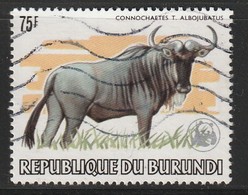 BURUNDI - N°875 Obl (1983)  Animaux Sauvages  WWF - - Usati