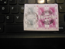 SHEUNG WAN 20 DEC 3-PM 56 FIFTY CENTS BLOCK OF FOUR PAIR OF THIRTY CENTS VERY NICE - Briefe U. Dokumente