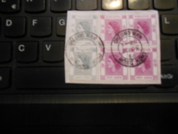 SHEUNG WAN 20 DEC 3-PM 56 FIFTY CENTS BLOCK OF FOUR PAIR OF THIRTY CENTS VERY NICE - Cartas & Documentos