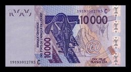 West African Burkina Faso 10000 Francs 2019 Pick 318Cs SC UNC - Burkina Faso