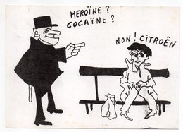 Humour---illustrateur  ????  --- Histoire De Tréma !!! ---Héro... Coca...    NON  Citroen (gendarme , Sdf ) - Humour