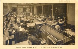 Maison Jean Acker & Cie - Atelier Principal - Intérieur D'une Imprimerie - Pub Expert Comptable Albert Beziers - Autres & Non Classés