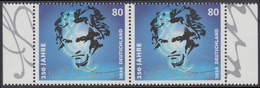 !a! GERMANY 2020 Mi. 3513 MNH Horiz.PAIR W/ Right & Left Margins (c) - Ludwig Van Beethoven - Ungebraucht