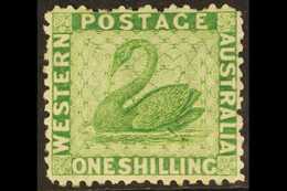 WESTERN AUSTRALIA 1864-79 1s Bright Green, Perf.12½, SG 61, Very Fine Mint. For More Images, Please Visit Http://www.san - Altri & Non Classificati