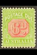 POSTAGE DUES 1931 6d Carmine And Yellow Green, Perf 11, SG D110, Very Fine Mint. For More Images, Please Visit Http://ww - Altri & Non Classificati
