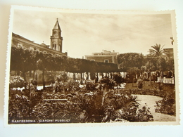 MANFREDONIA   GIARDINI  PUBBLICI   FOGGIA   PUGLIA  VIAGGIATA    COME DA FOTO  IMMAGINE LUCIDA - Manfredonia