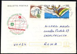 WATER SKIING - ITALIA 1991 - CAMPIONATO MONDIALE 1981 SCI NAUTICO VELOCITA' - BIGLIETTO POSTALE VIAGGIATO - Ski Nautique