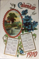 Calendario Cartolina -  Anno1910 - Klein Formaat: 1901-20