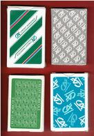 BANQUE CREDIT AGRICOLE LOT 4 JEUX DE 32 CARTES A JOUER FABRICANT HERON A MERIGNAC 33700 - 32 Cartes